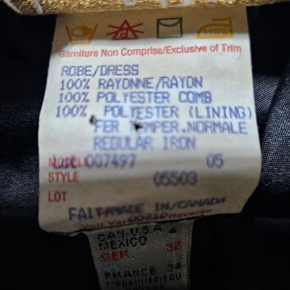 JOSEPH RIBKOFF Chic Flattering Animal Print Strappy Back Maxi Dress Gown- Size 4 - Picture 7 of 7